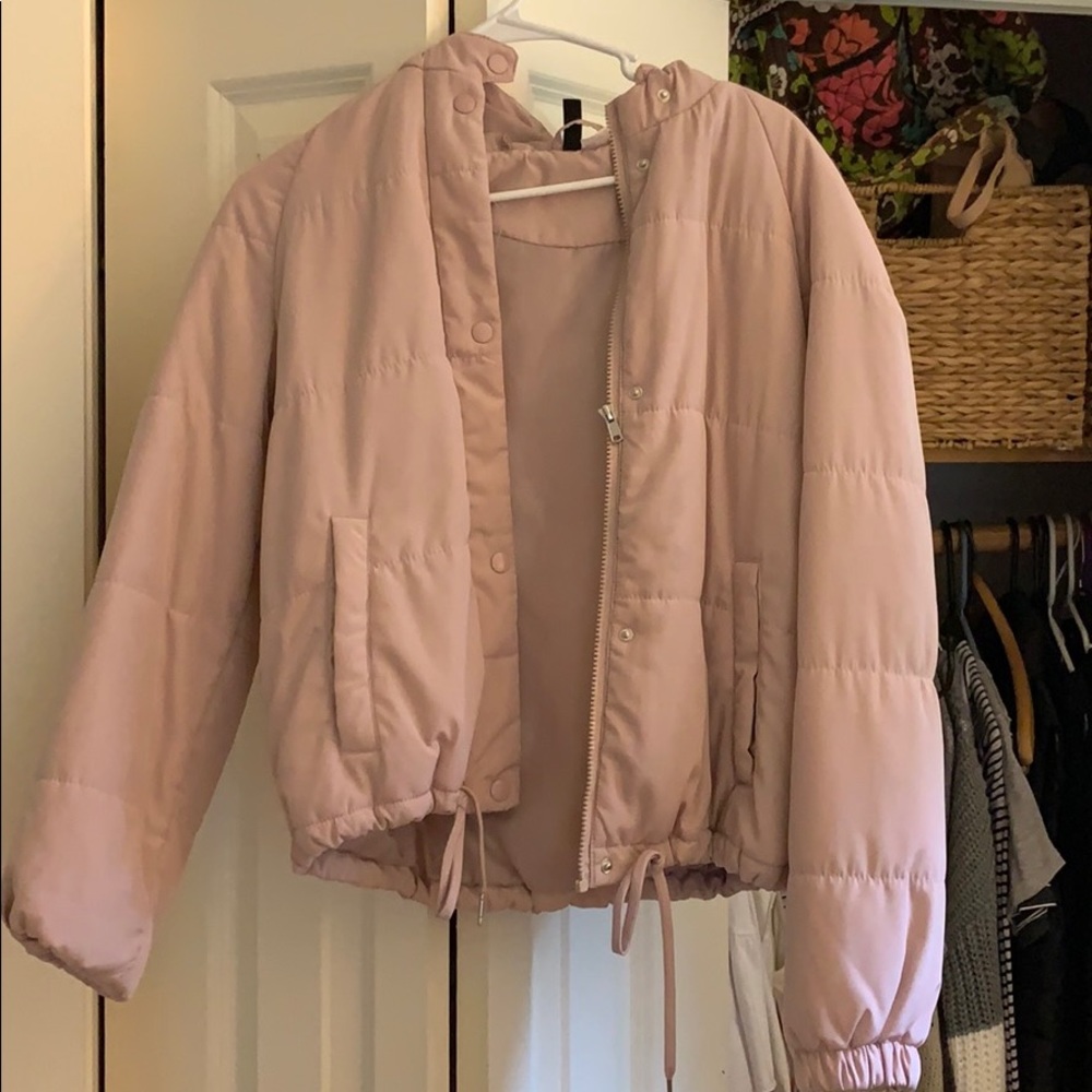 pink bomber jacket